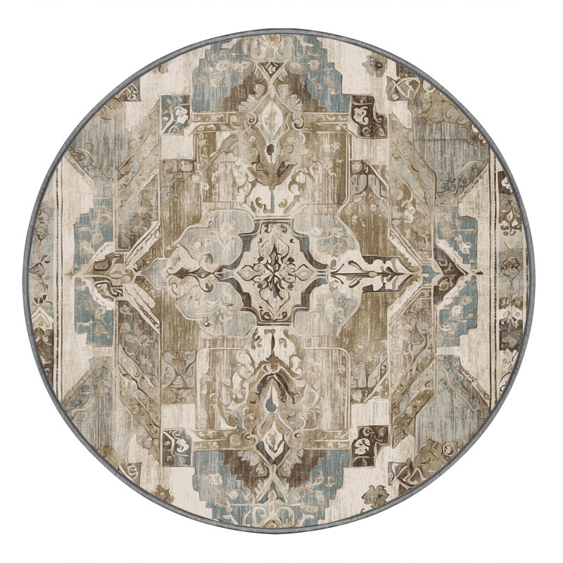 Golden Traces Rug, Round 5'