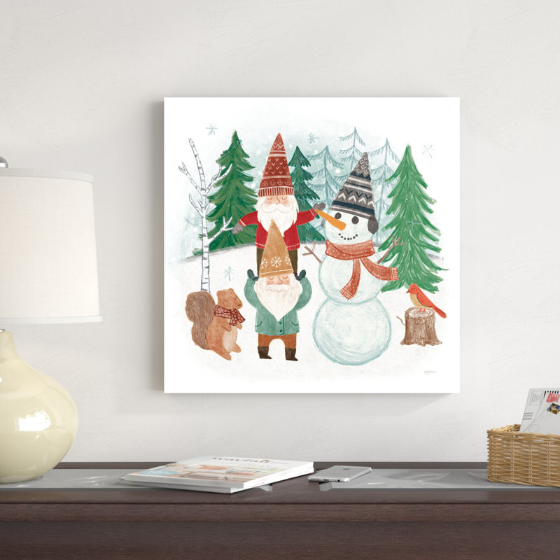 Gnomes des bois IV, H 20 po x l 20 po