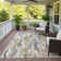 Machine Washable Indoor/Outdoor Bricen ACN2329 Stripes Rug
