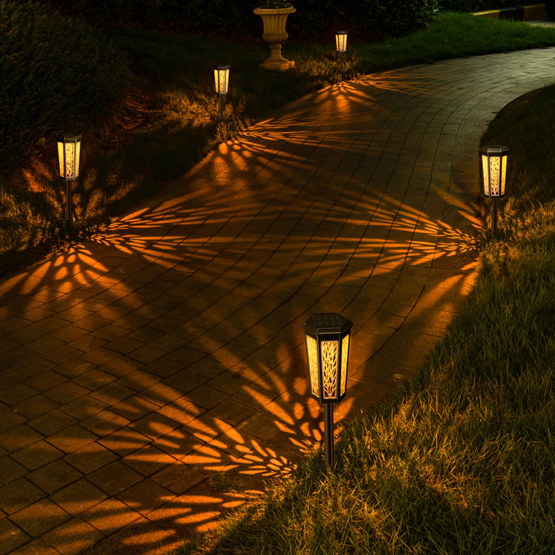 Solar Powered Integrated LED Pathway Light