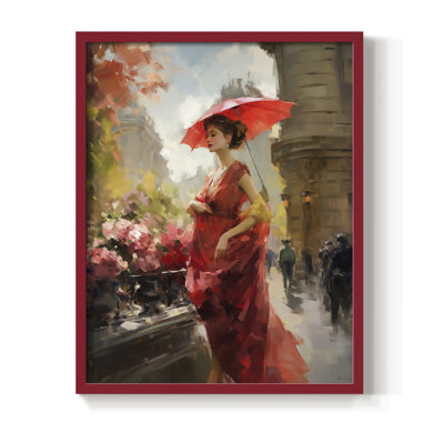 Reproduction encadrée WOMEN Series CDXLIV - bois massif