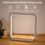 Electric Tabletop Clock in White