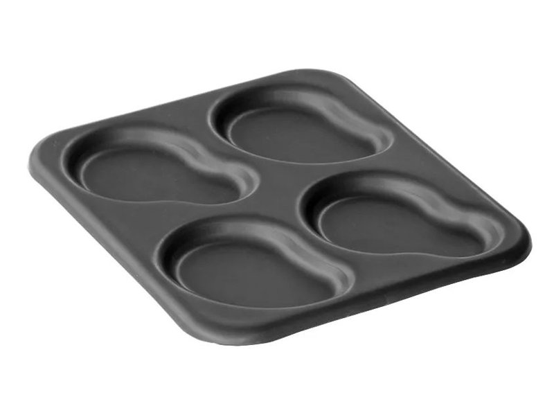 Lloyd Pans 9.5 Inch by 11 Inch 4-Cavity Irregular Egg Pan - PSTK