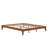 Wood Platform Bed Frame With Wood Slat Support-1646242762