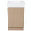 Ensemble de meuble-lavabo simple 18,6 po avec plateau en céramique Isaiyah-1439035244