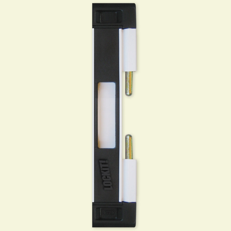 Serrure de porte en verre Lockit, Noir / blanc