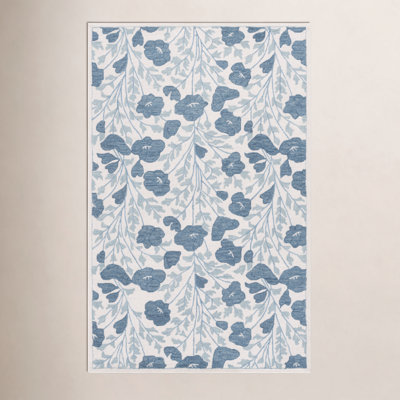 Hand-Tufted Wool Floral Rug