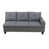 Charcoal Gray Linen Blend