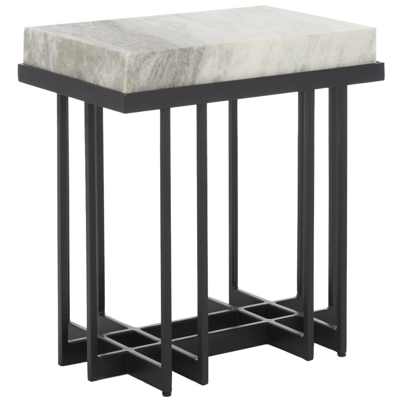 Marble Top End Table