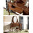 Classic All Solid Black Walnut Bedroom Makeup Table Sturdy Mortise And Tenon Structure