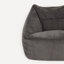 Bean Bag Bazaar Natalia Corduroy Armchair Bean Bag and Square Footstool-63656827
