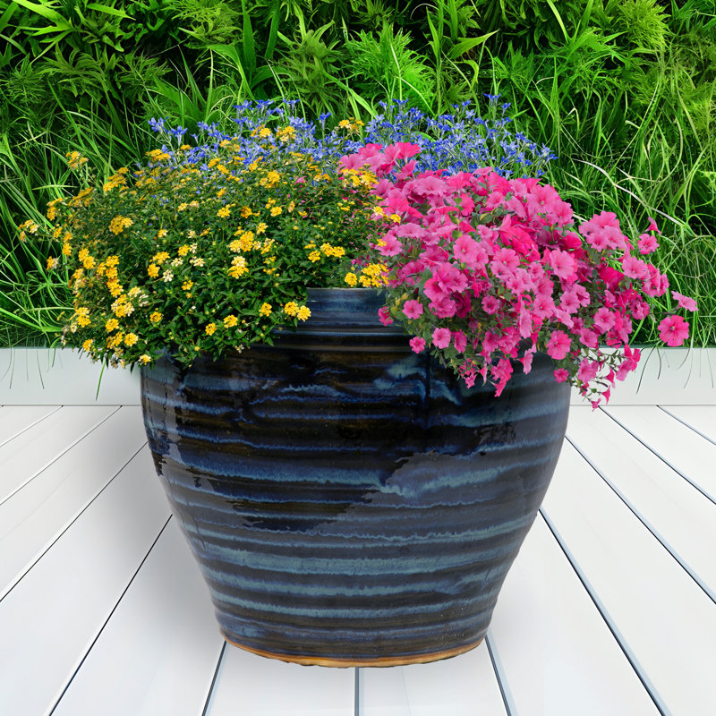 Berlina Round Imperial Ceramic Outdoor Planter