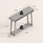 Chul 43.3" Traditional Console Table with Curved Top-1670600184