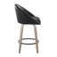 Tabouret de comptoir à hauteur fixe avec pivot-2089812502