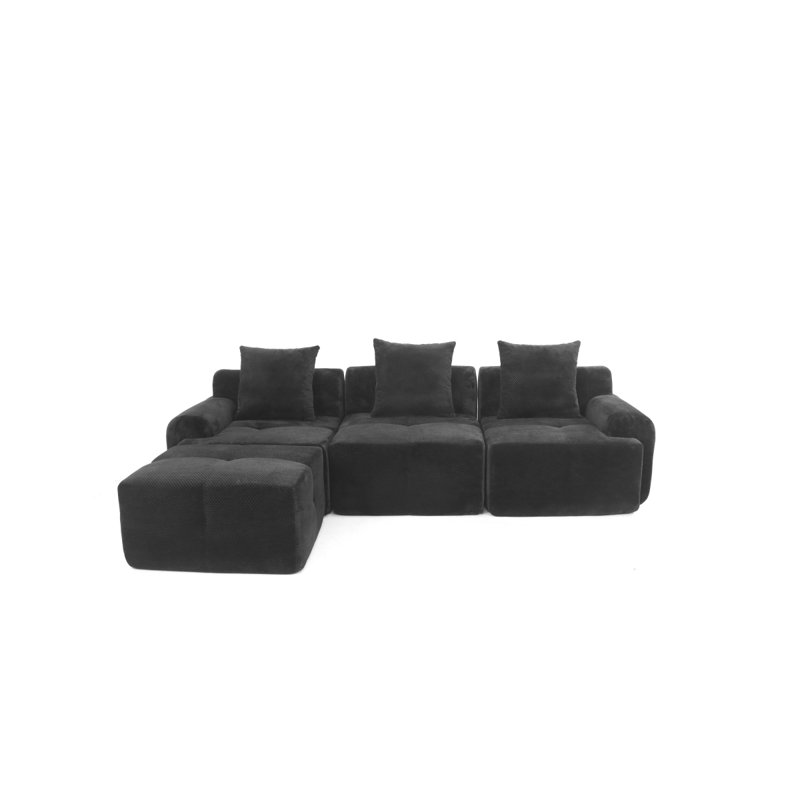104 Black Sofa, Black