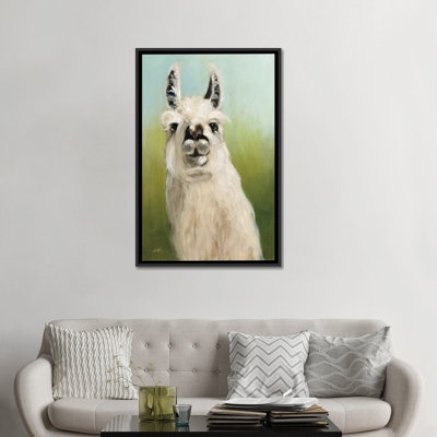 «Who's Your Llama I», reproduction sur toile