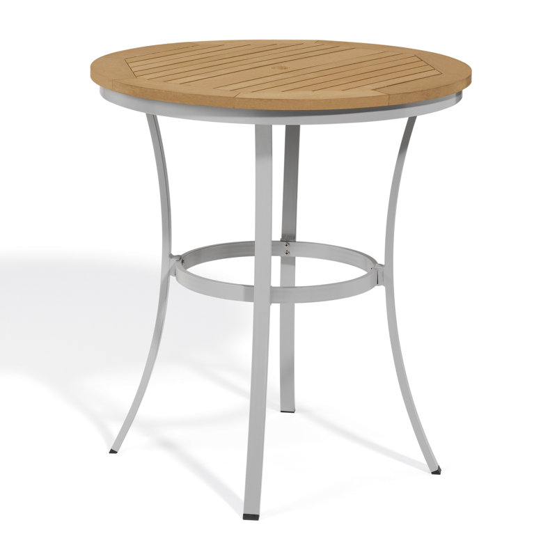 Travira Bar Table, Tekwood Natural