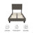 Upholstered Bed With USB