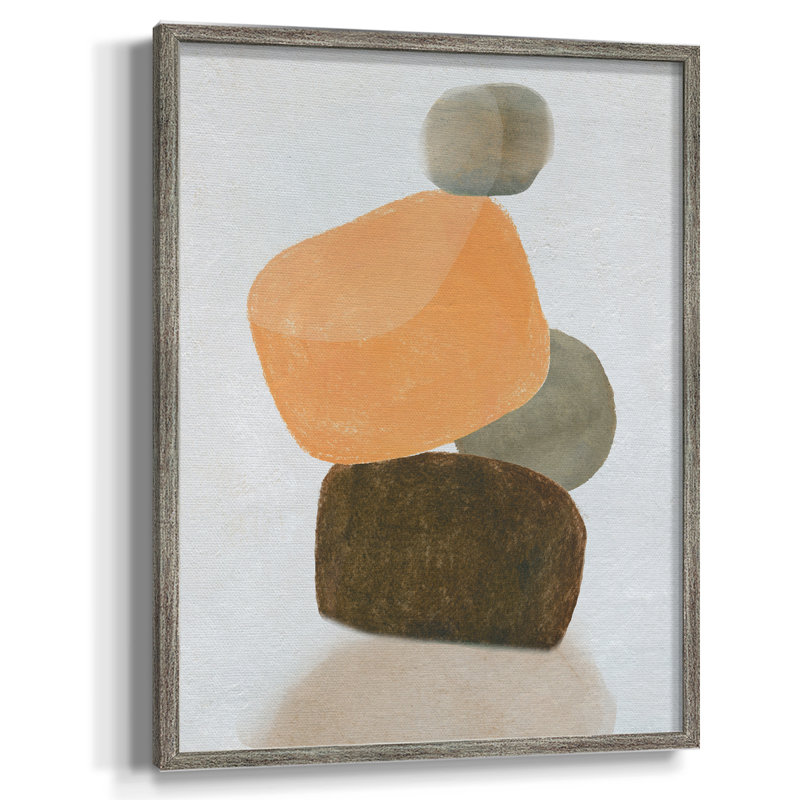 Tangerine Formation II, reproduction encadrée - bois massif, H 11 po x l 9 po