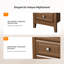 Table de chevet en bois manufacturé Amed-1767106175