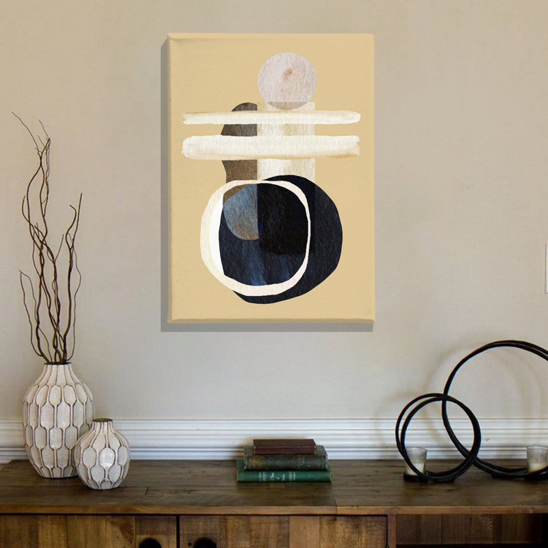 Superbe peinture décorative sur toile, 27,6 po x 39,4 po | 100% toile avec cadre 100% bois (0,8 x 1,2 po d'épaisseur) | Parfait pour le salon, la chambre à coucher ou le bureau - une œuvre d'art accrocheuse pour tout espace