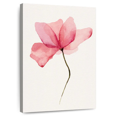 Fleur rose Harnek translucide