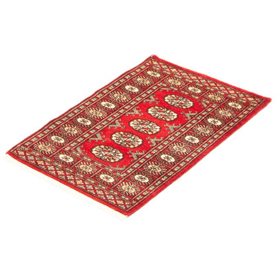 Peshawar Bokhara Red Rug 2'2" x 3'0"