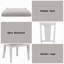 Chaise d'appoint Haritonas (lot de 2)