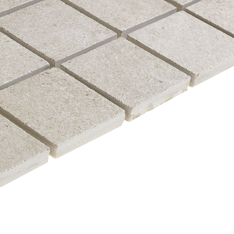 Haut Monde 2" x 2" Ceramic Mosaic Tile in Aristocrat Cream