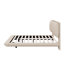 Grand lit plateforme tapissier avec port USB et prise-1030143383