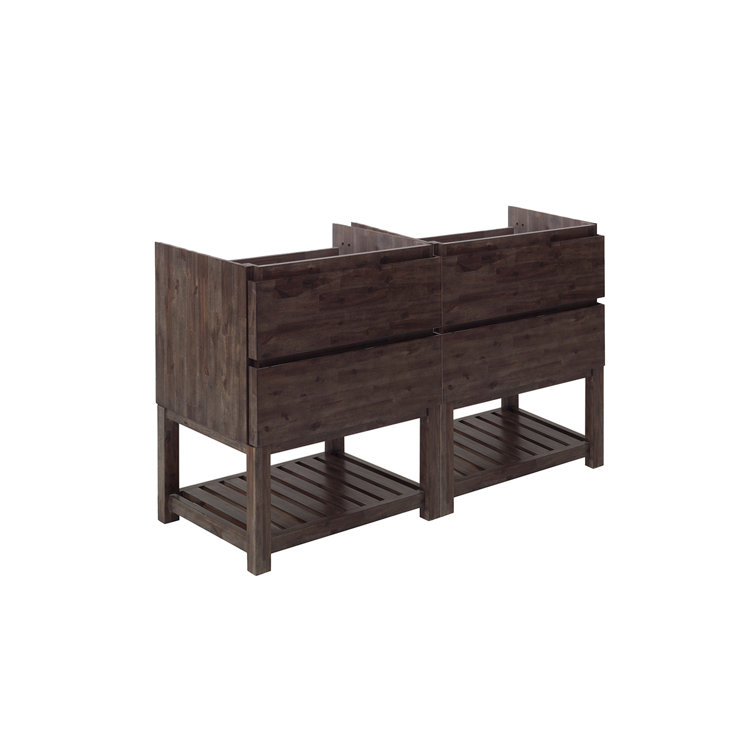 Fresca® Formosa 58" Free-Standing Open Bottom Double Bathroom Vanity Base Only