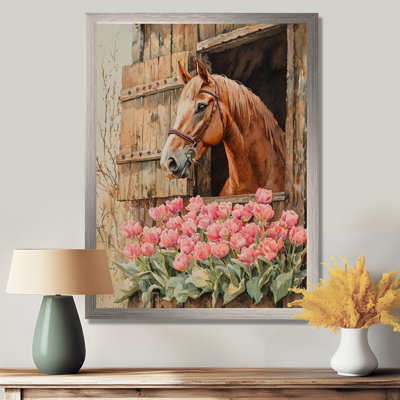 Dorly - art mural sur toile florale
