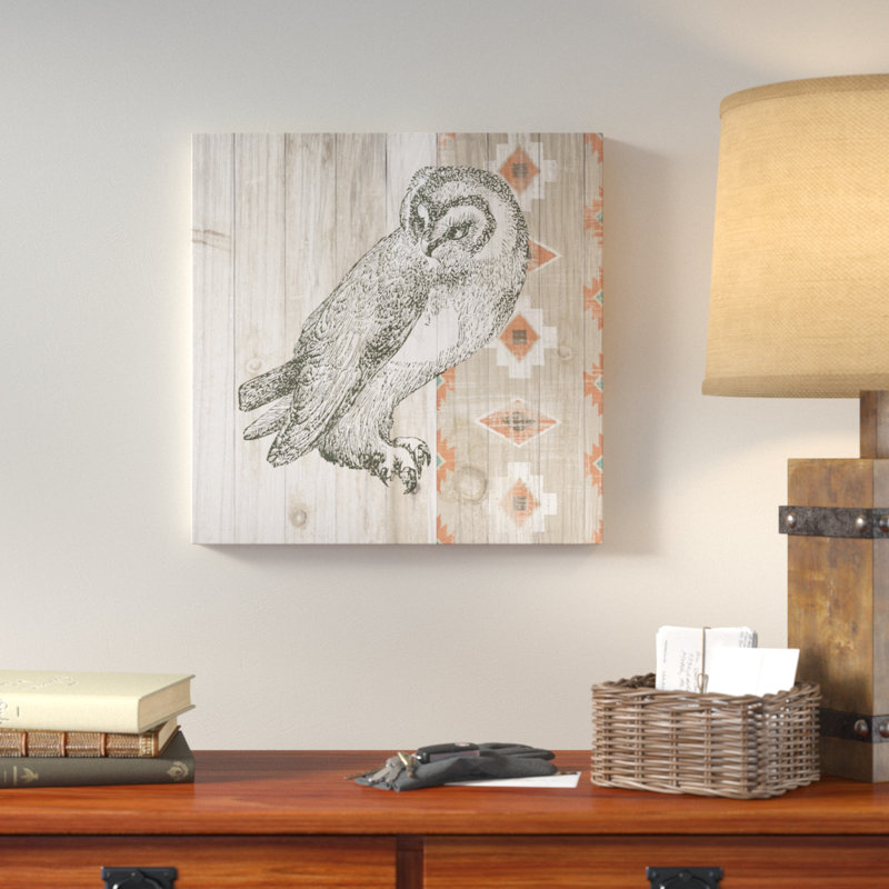 Impression sur toile tendue, "Natural histoire Lodge Southwest I", H 12 po x l 12 po x P 0,75 po, Pas de tapis, Toile tendue