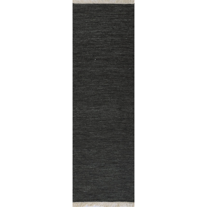 Tapis intérieur / extérieur réversible tissé à la main Cassandra, Tapis de couloir 2 pi 3 po x 8 pi