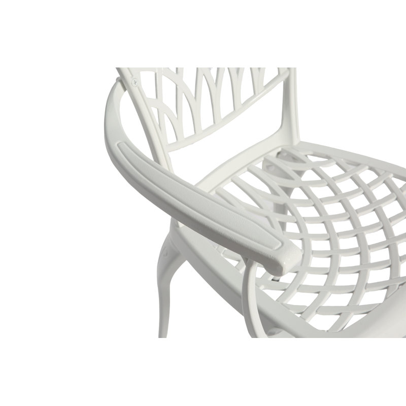 3 Piece Patio Bistro Set Cast Aluminum Bistro Table And Chairs Set Of 2 With Umbrella Hole,All Weather Metal Bistro Table Set,Outdoor Patio Furniture Set For Garden With Cushion
