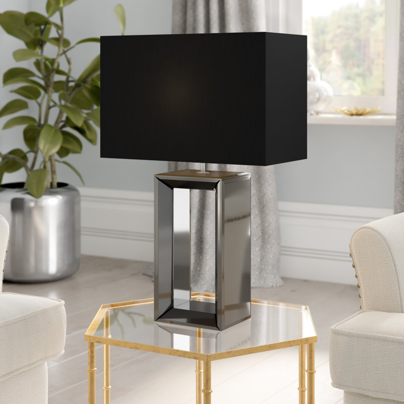 Jayce Table Lamp, Black Mirror