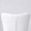 Ensemble de table de salle à manger en verre trempé transparent Subtle Luxury - 71 po x 35,4 po avec 8 chaises de style crème avec dossier à lignes verticales, parfait pour créer une atmosphère chaleureuse et invitante