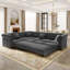 115.3 " Velvet L-Shaped Sofa Bed