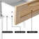 Alfonce 15.75" Wide End Table With Rattan Drawer, WIth Open Storage Space With Mid-level Cut-outs And Solid Wood legs Side Table for Living Room, Bedroom