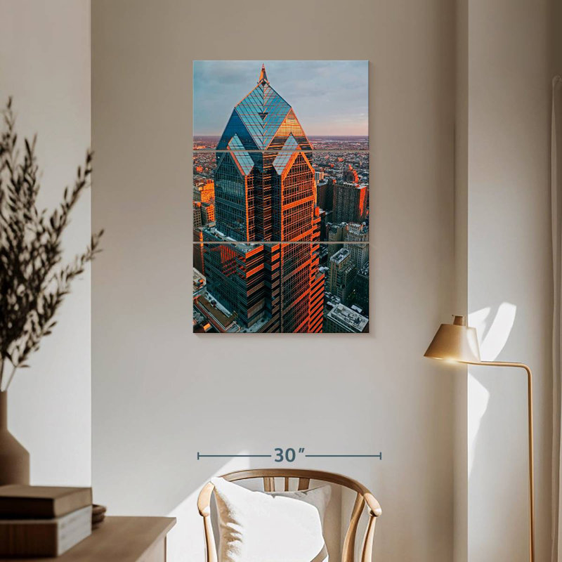 Lilie Liberty Place Skyscraper, 57" H x 36" W