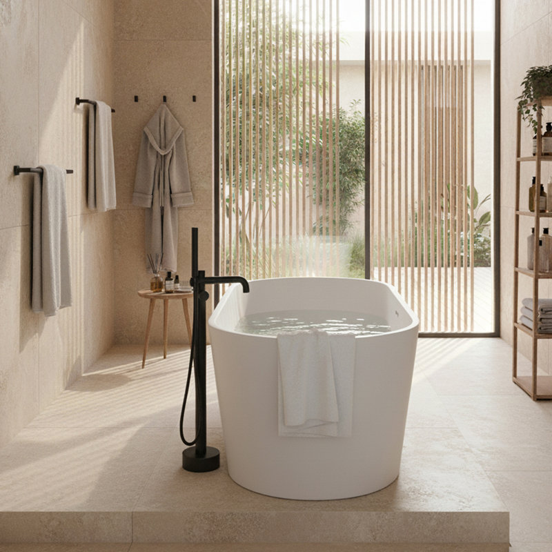 70.87 in. x 31.50 in. Freestanding Bathtub