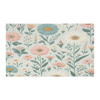 Tapis tressé Petal Paradise