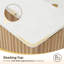 Siena 48" Single Bathroom Vanity with Grain White Engineered Stone Countertop with Mirror