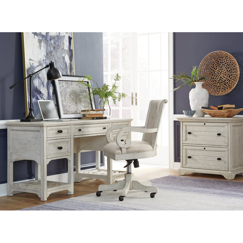 Desk With Chair And Bookcase, 3 Pieces: Desk, Chair, Bookcase
