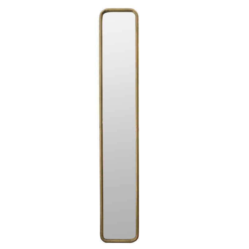 Modern 47" X 8" Full Length Mirror With Metal Frame, Long Mirror For Hallway