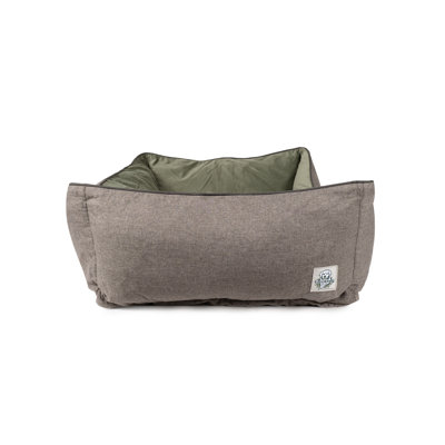 GreenDog Luxe Neutral Kuddler Dog Bed with Removable Cover