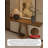 Organic Hollow Base Solid Pine Wood Console Table-780205597