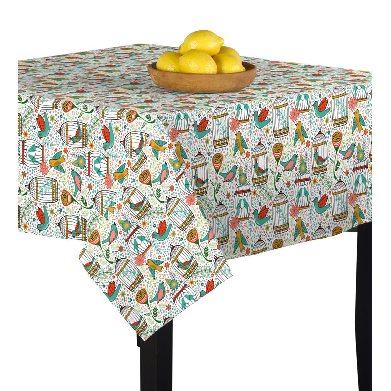Jailyn Geometric Tablecloth, 60" L x 60" W