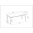 Dames Rectangular Outdoor Dining Table , 75 " W 35 " D