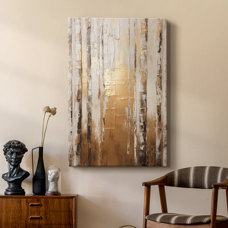 Série ABSTRACT CMLVI - Cavas de galerie sur mesure, H 12 po x l 8 po